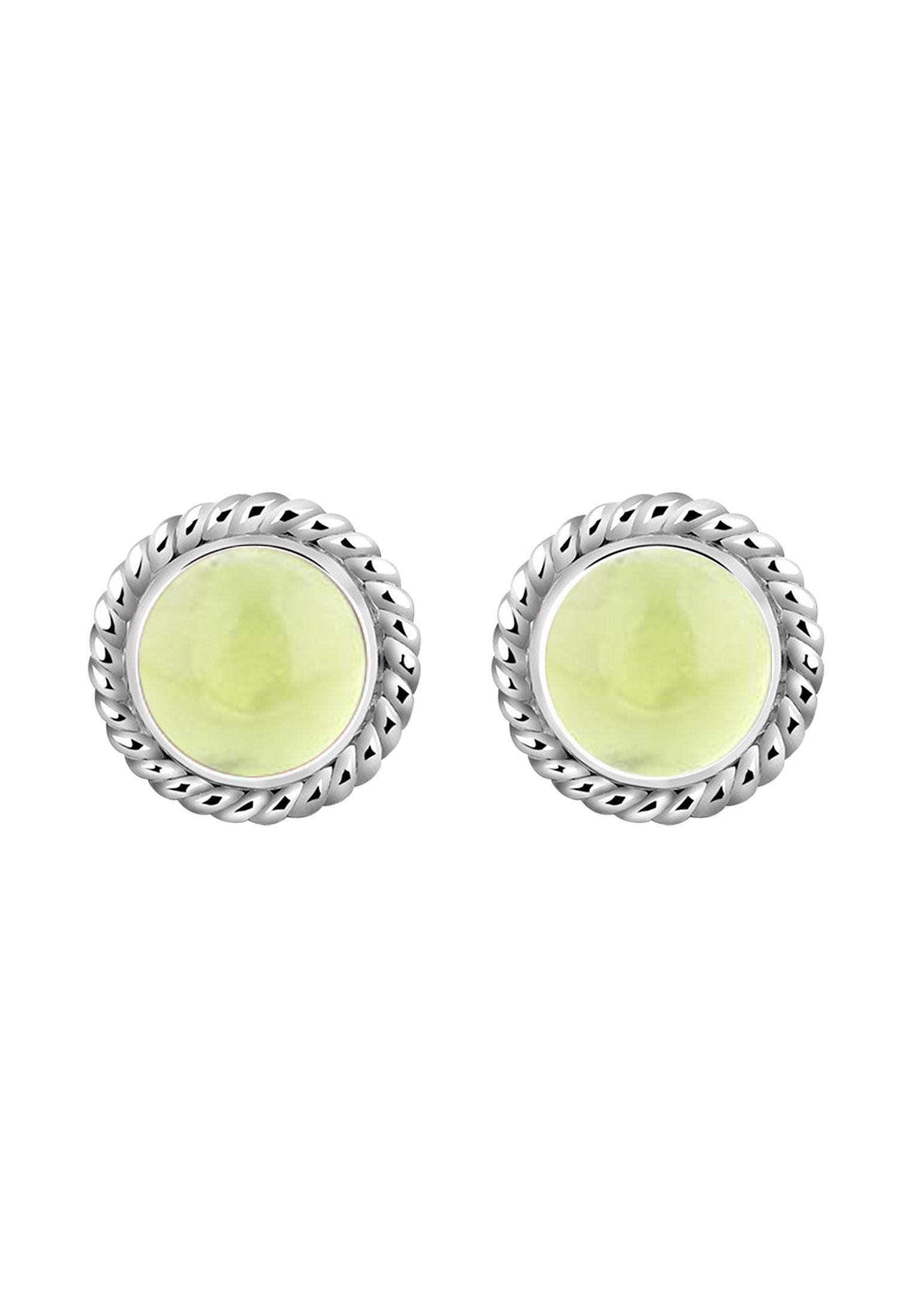 Nenalina Paar Ohrstecker Peridot Geburtsstein August Trend Edel 925 Silber, günstig online kaufen