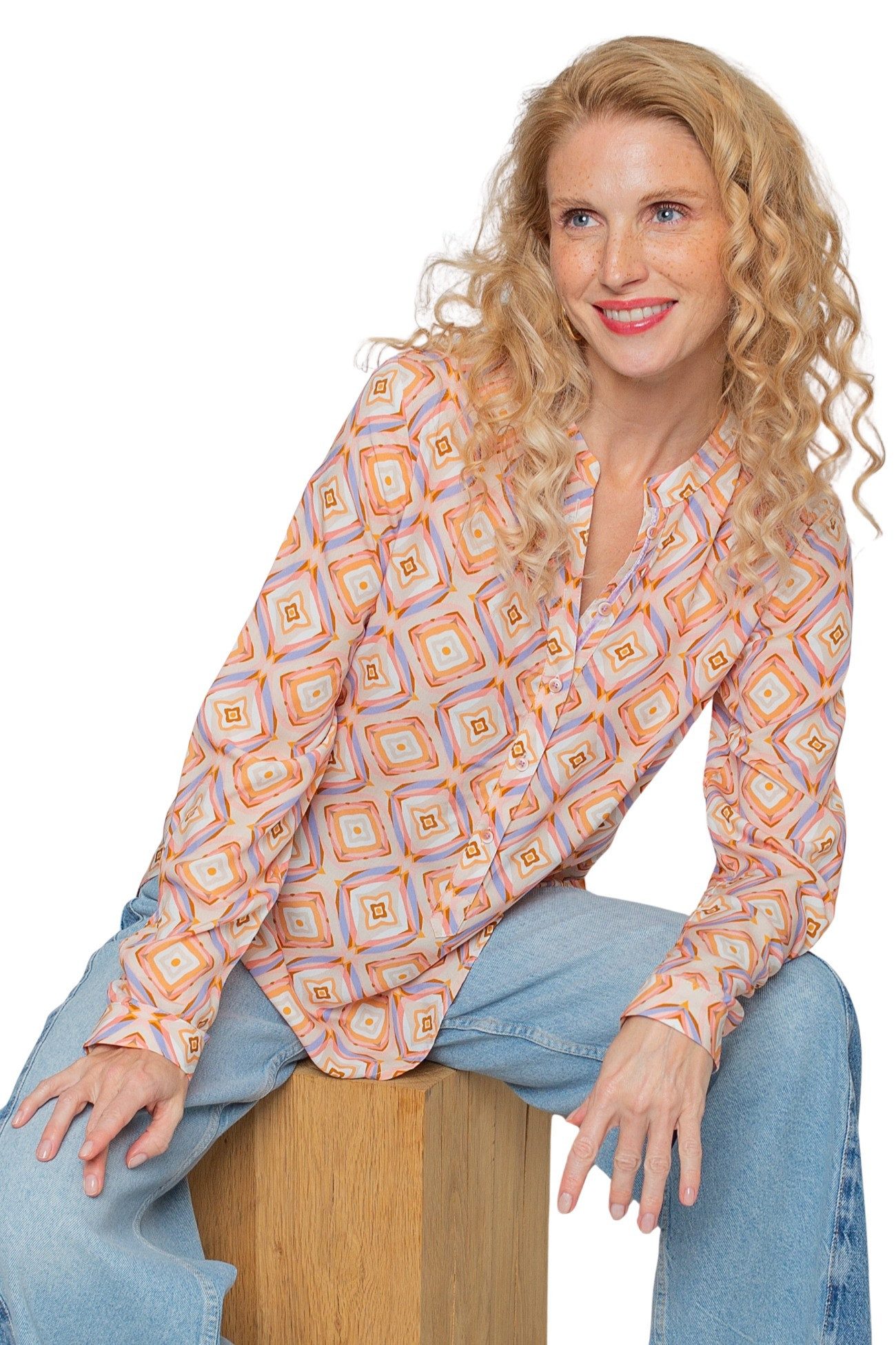Emily Van Den Bergh Schlupfbluse Damenbluse 8799-920
