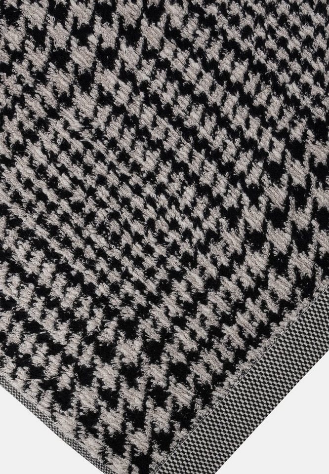 Möve Handtuch Set Brooklyn Glencheck, Baumwolle, (Spar-Set, 4-tlg), 4 X  Handtuch - im Set - Baumwolle - Weicher Materialmix