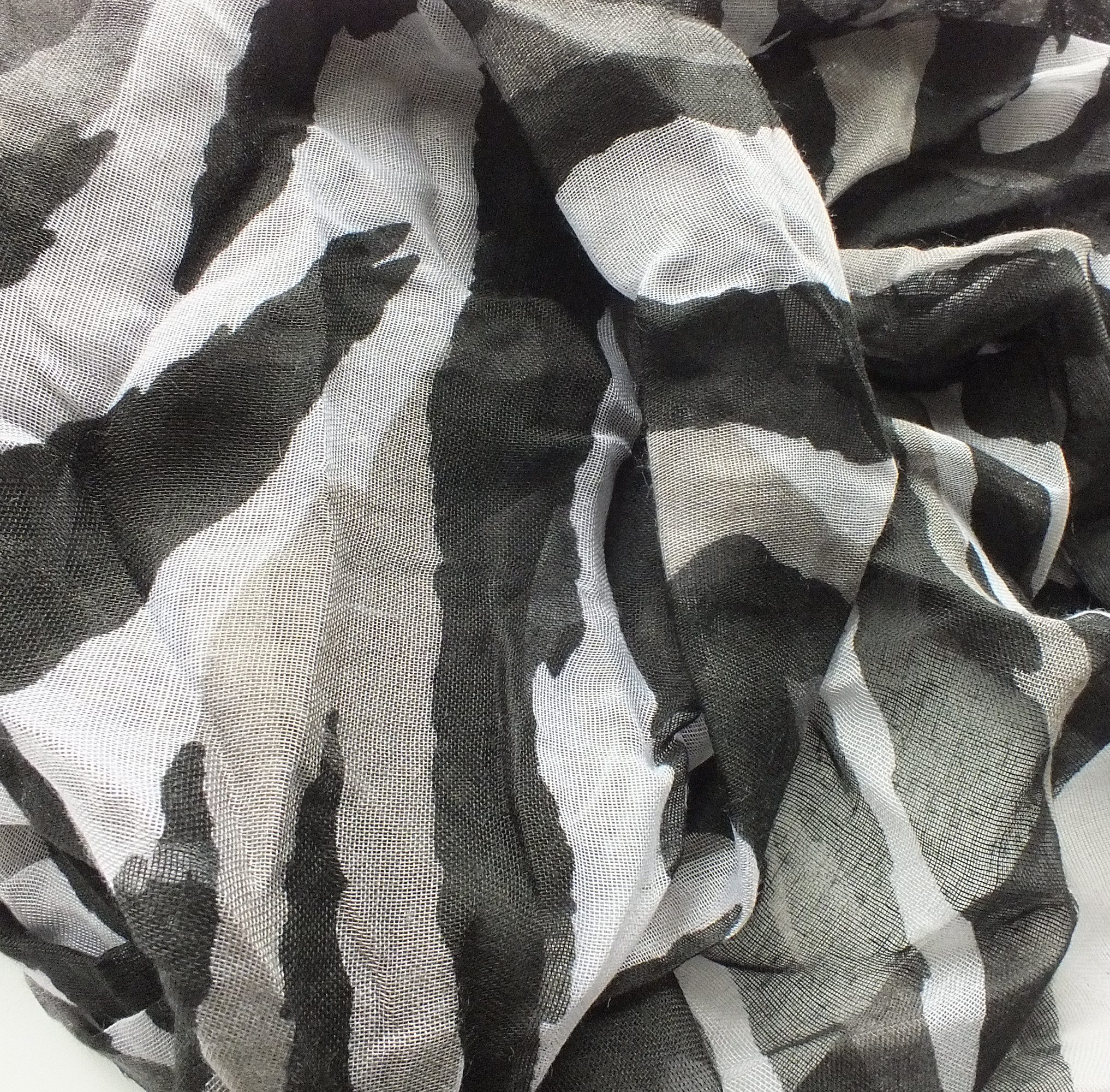 chic4home Schal Dreamy Flair, (1-St. 1-teilig), sommerlicher Damen Schal Tigerlook 80x180cm
