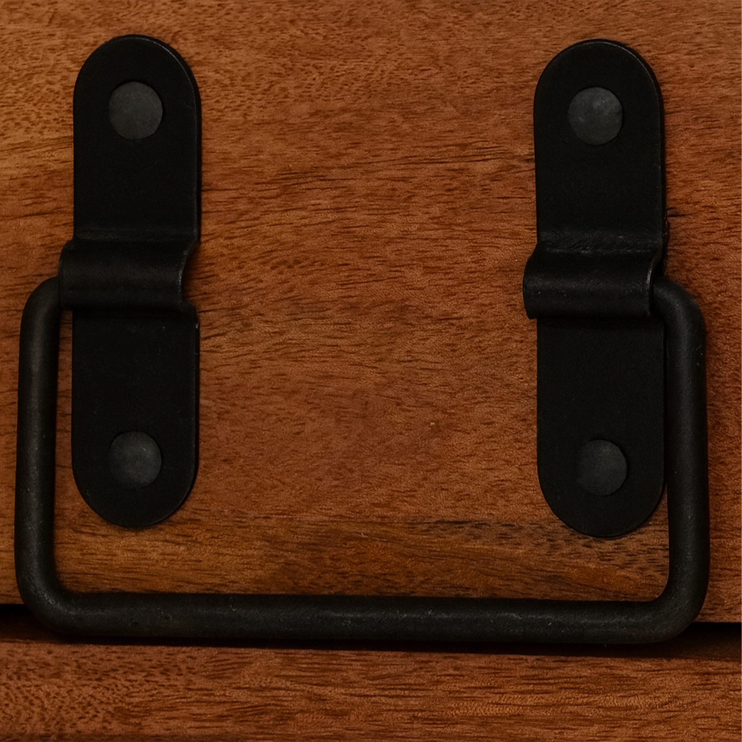 relaxdays Beistelltisch mit Schublade C Form