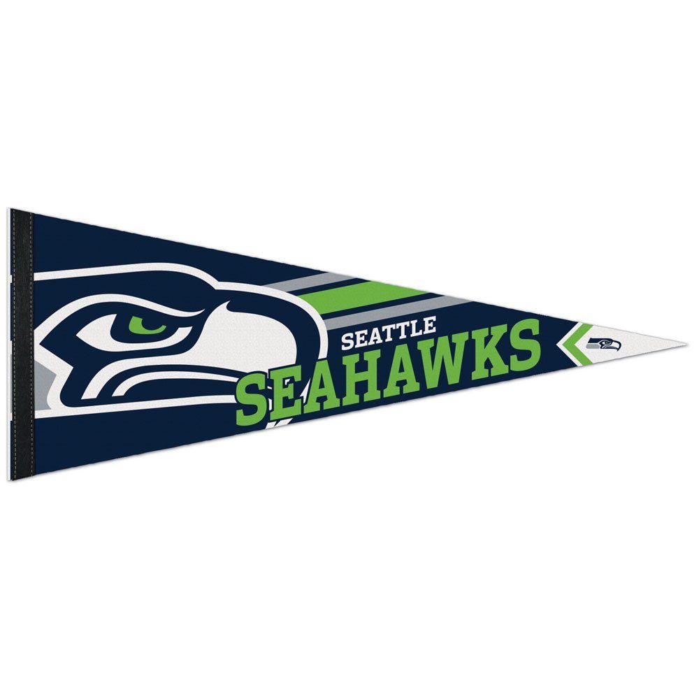 WinCraft Wanddekoobjekt NFL Filz Wimpel Premium Pennant 75x30cm Seattle Seahawks | 