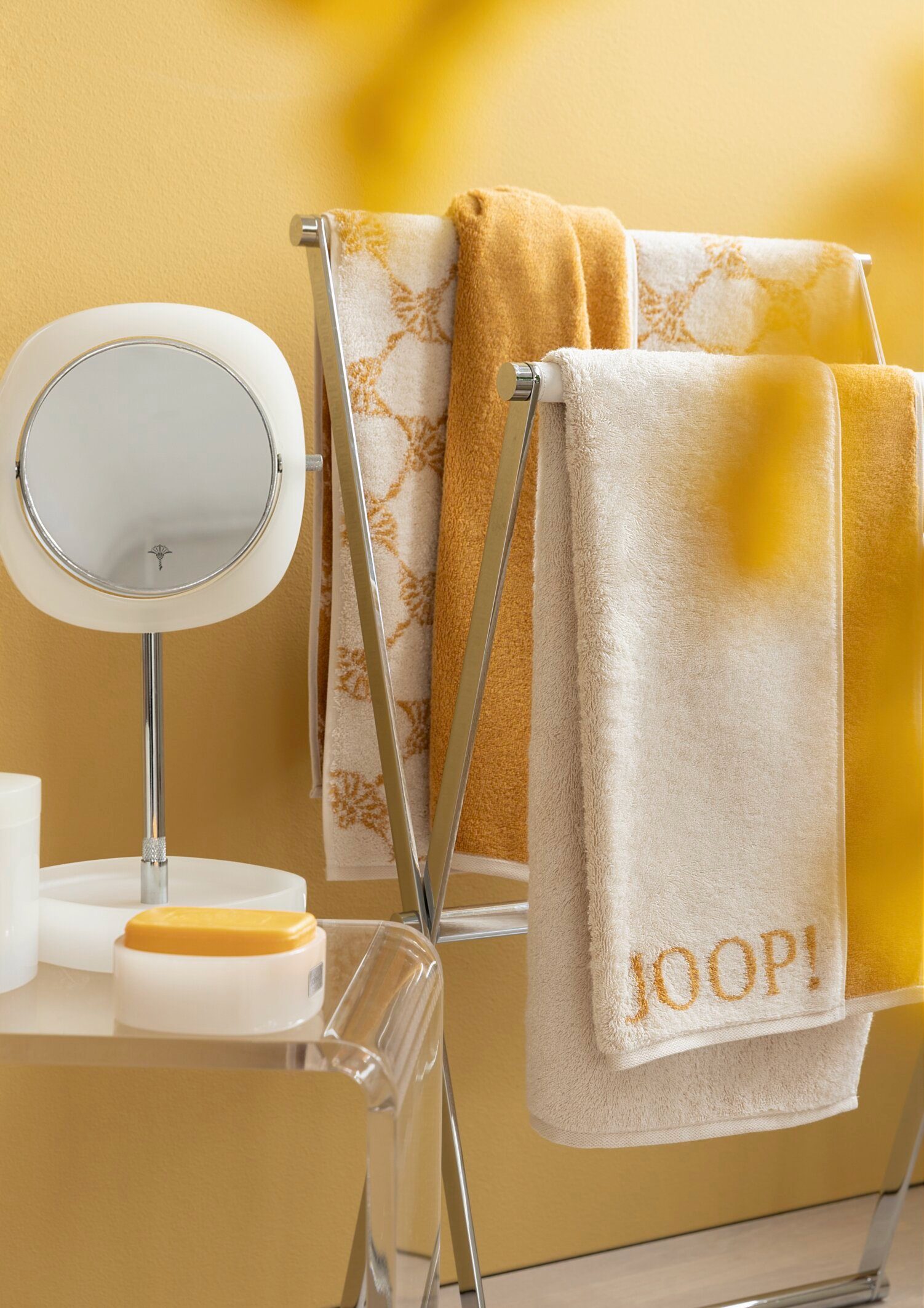 (2-St) Joop! amber CLASSIC DOUBLEFACE Textil Handtuch-Set, - LIVING JOOP! Handtücher