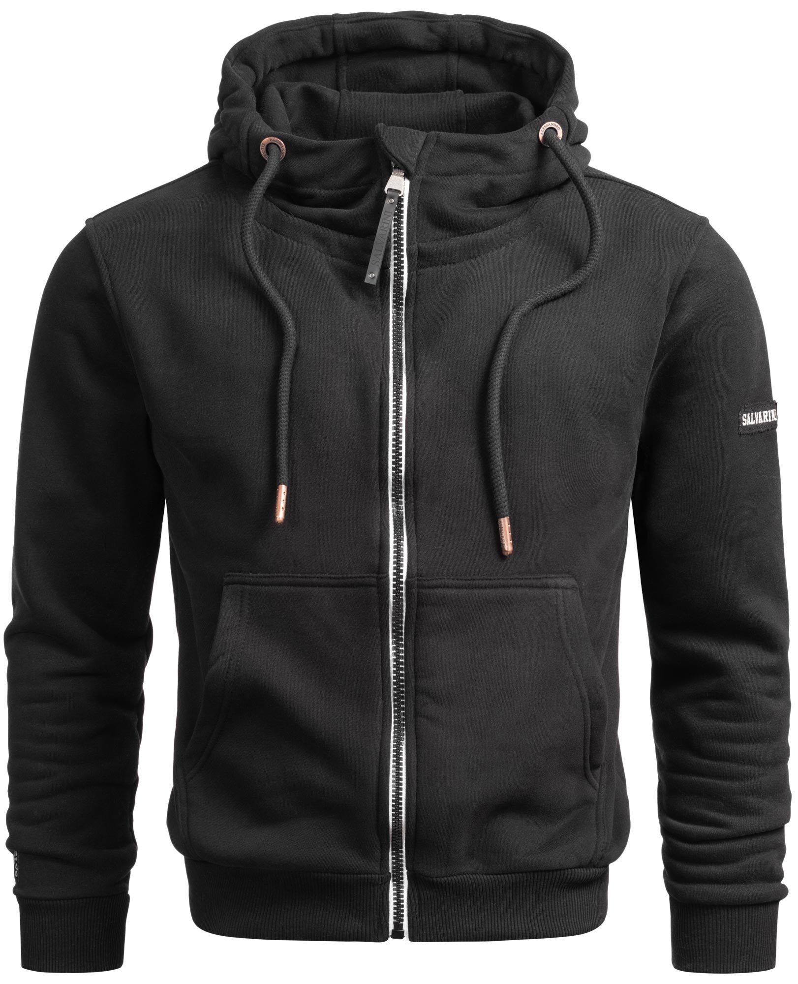 Alessandro Salvarini Sweatjacke ASBergamo aus hochwertigem, warmem Material – Bild 2 von 5