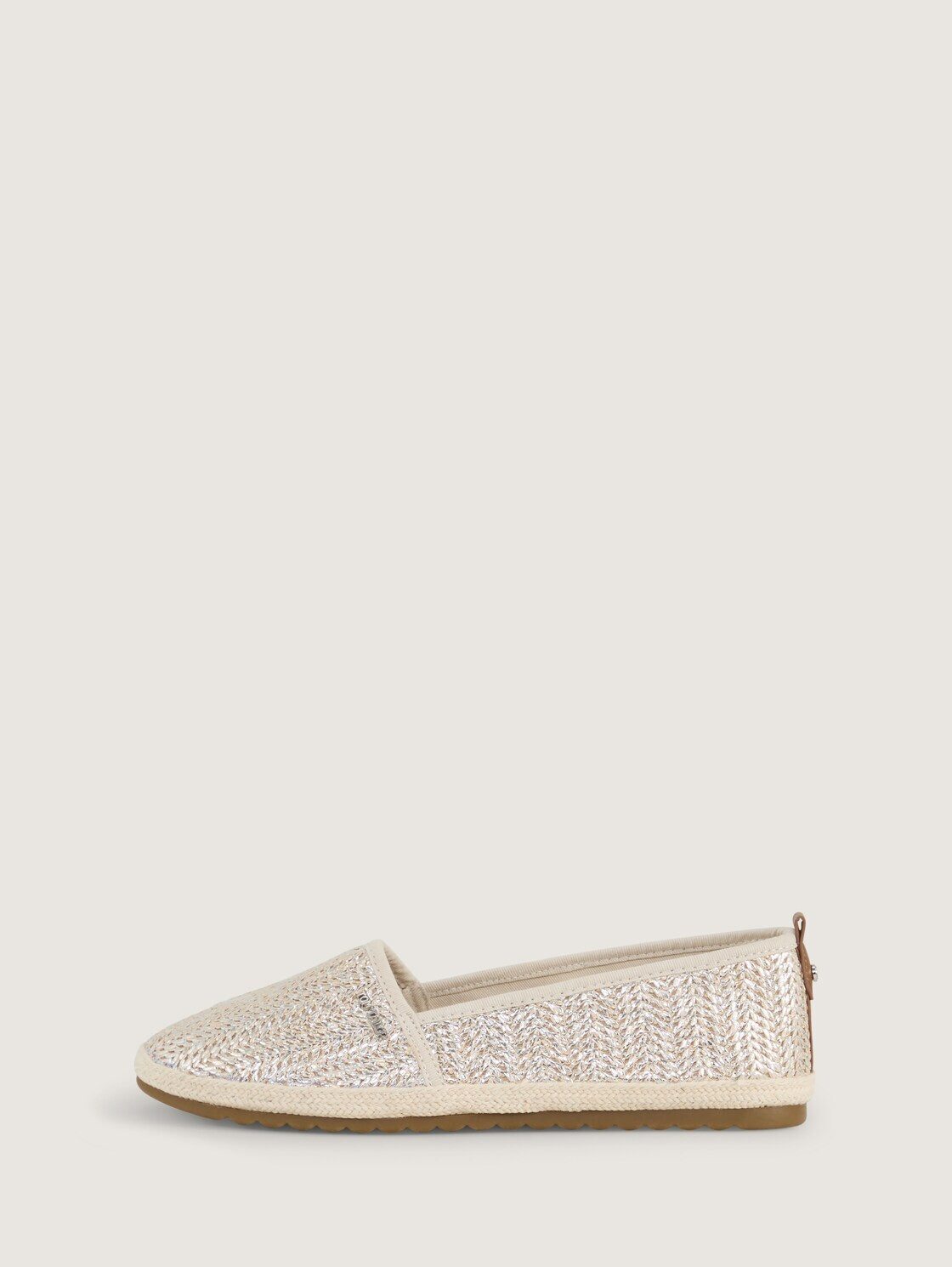 TOM TAILOR Shoes Licence Slipper (1-tlg) Flache Espadrilles in Flecht-Optik