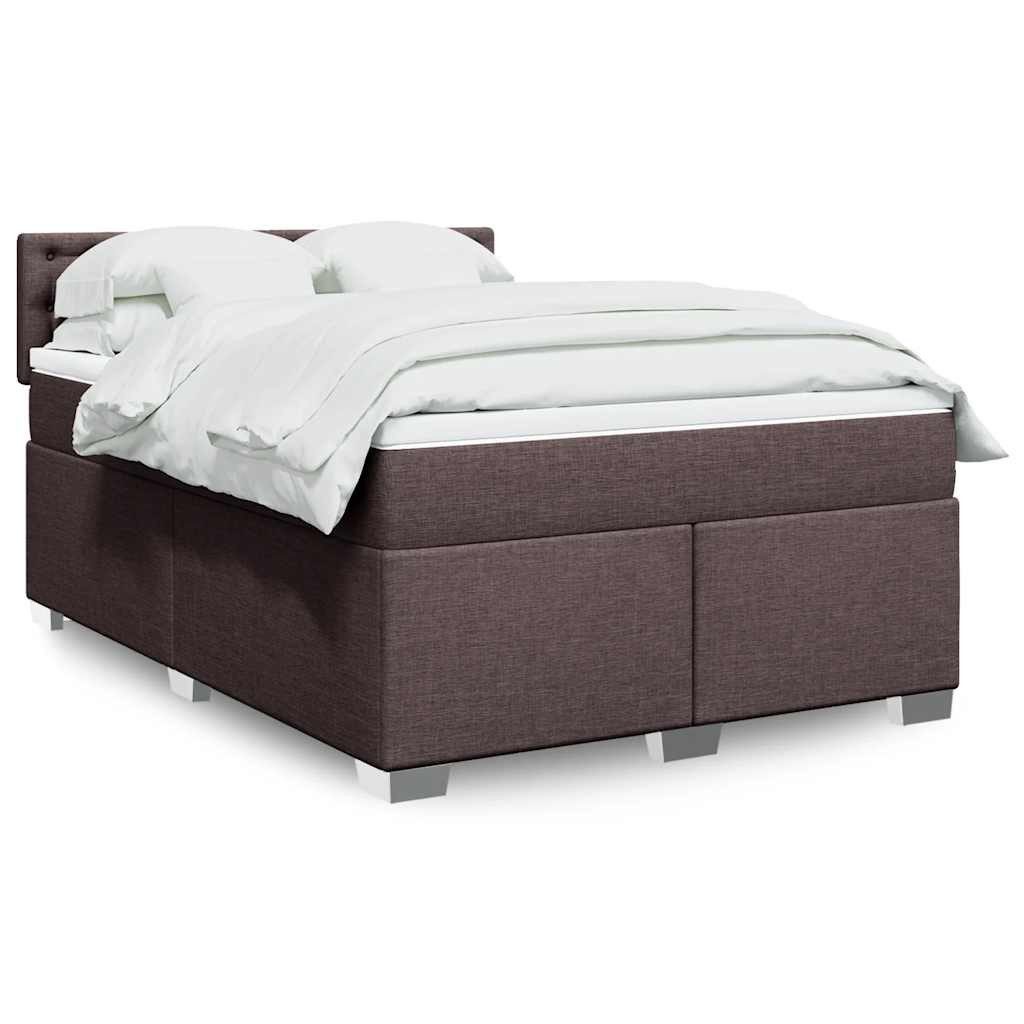 furnicato Bettgestell Boxspringbett Dunkelbraun