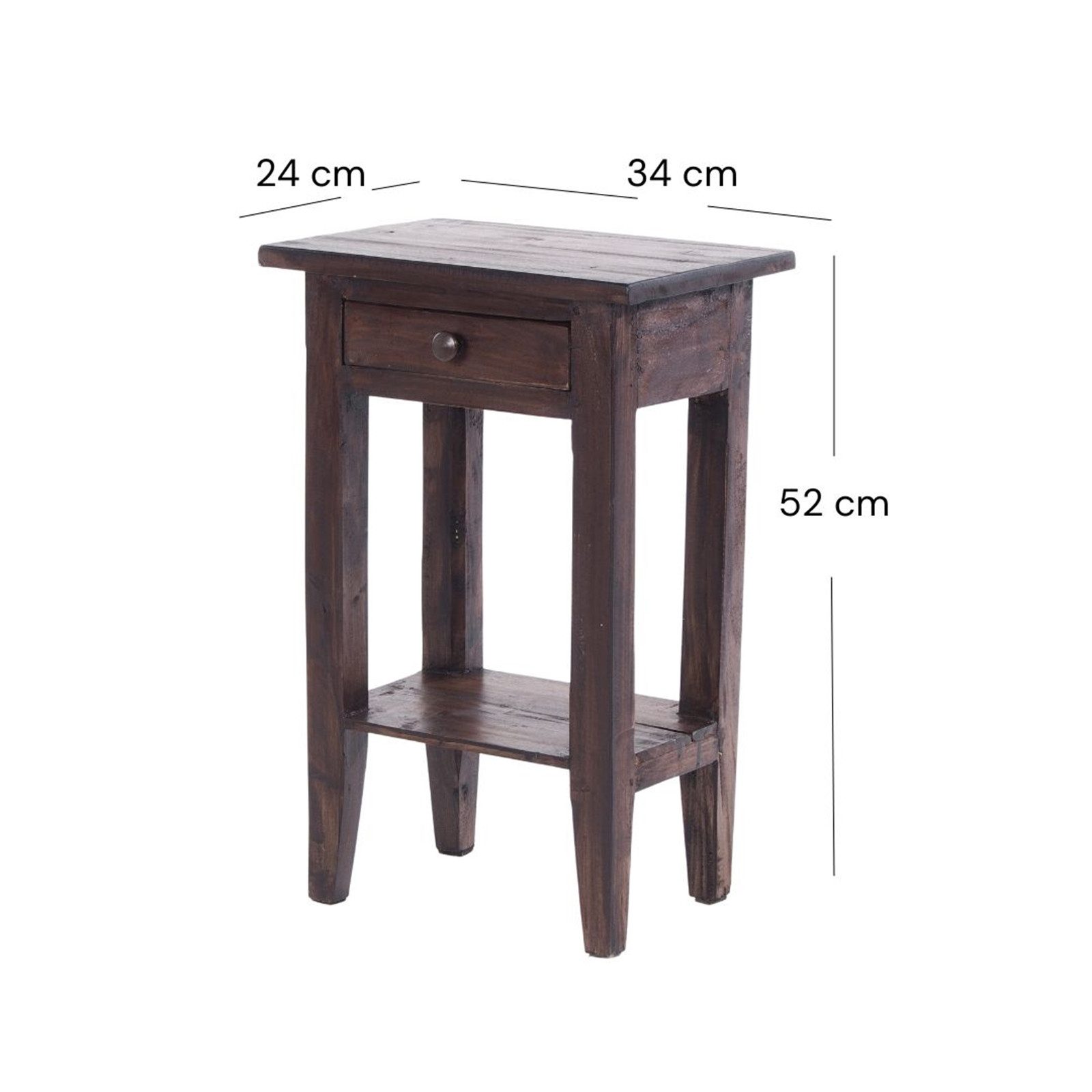 DESIGN DELIGHTS Beistelltisch Telefontisch PLANTA, 52x34cm(HxB) Nachtschran günstig online kaufen