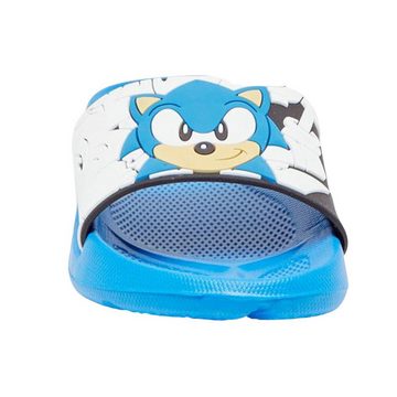 Sonic The Hedgehog Sonic The Hedgehog 3D Optik Kinder Sandalen Badeschuhe Sandale Gr. 25 bis 34