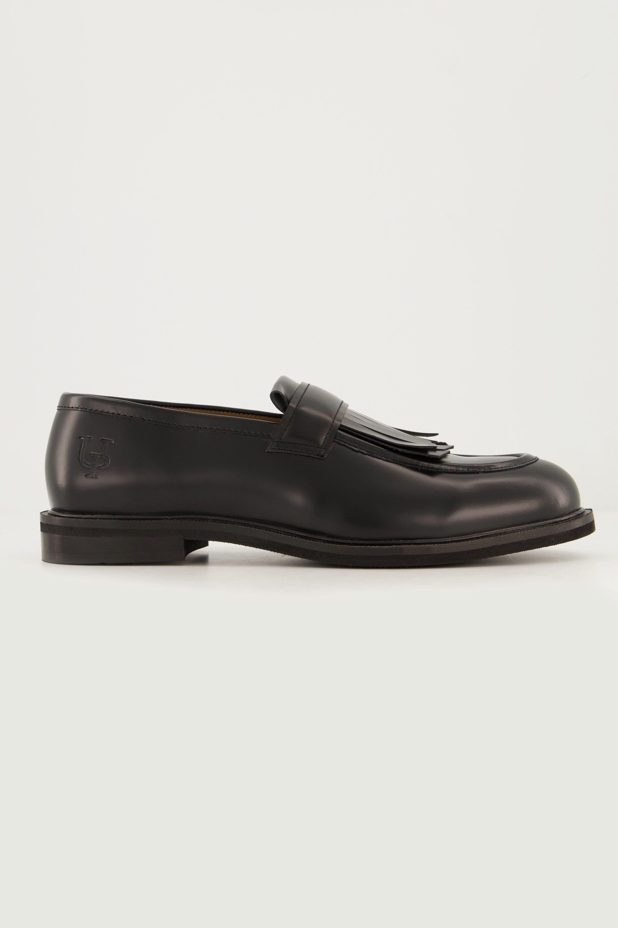 Ulla Popken Leder-Loafer Fransen Lederfutter Weite günstig online kaufen