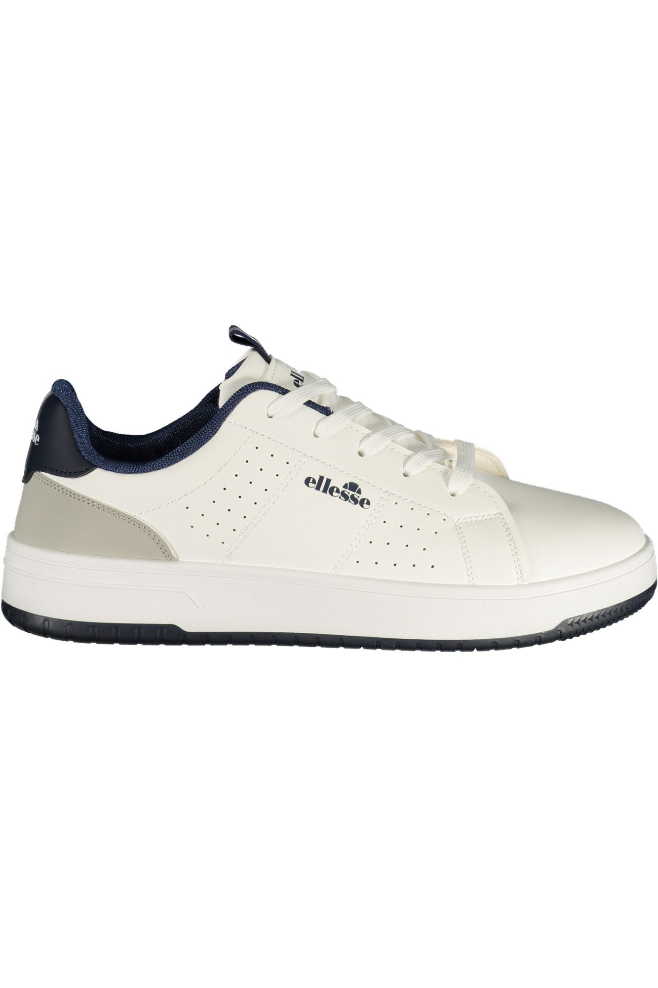 Ellesse Sneaker Weiße Herren-Sportschuhe mit blauen & grauen