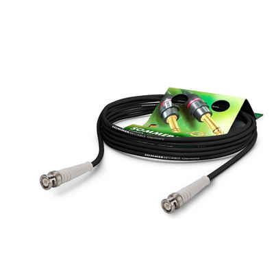 Sommer Cable Computer-Kabel, R959-0050-SW-WS HF-Kabel schwarz-weiß 0,5 m - Kabel