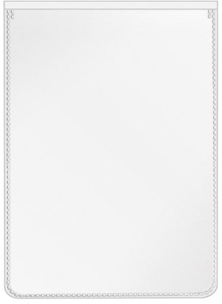 VELOFLEX Schreibgeräteetui Ausweishülle 80x108mm A7 transparent. günstig online kaufen