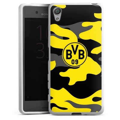 DeinDesign Handyhülle BVB Borussia Dortmund Fanartikel BVB Camo, Sony Xperia X Silikon Hülle Bumper Case Handy Schutzhülle