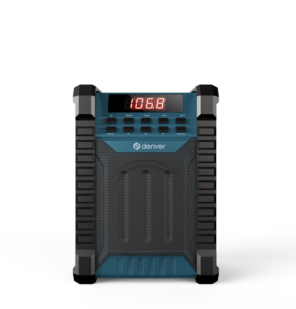 Denver Denver FM Baustellen-Radio WRB-60 Baustellenradio (20 W, Bluetooth)