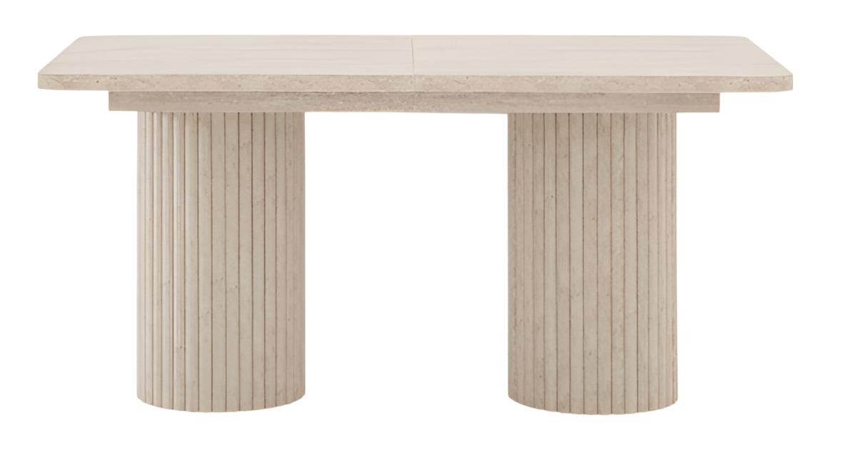 JVmoebel Esszimmer-Set Beiges Esszimmer-Set – Esstisch, Stühle und Holzsideboard, (4-St), Made in Europa
