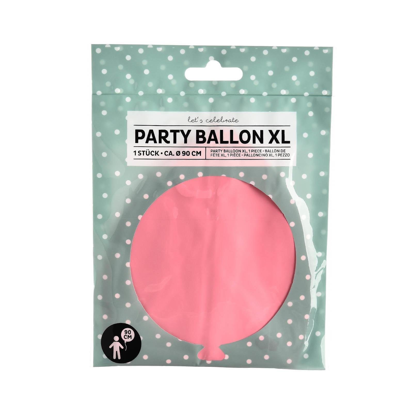 Ø Luftballon Latex, Uni, H Depot aus 90 90 Zentimeter, Rosa Zentimeter XL-Luftballon