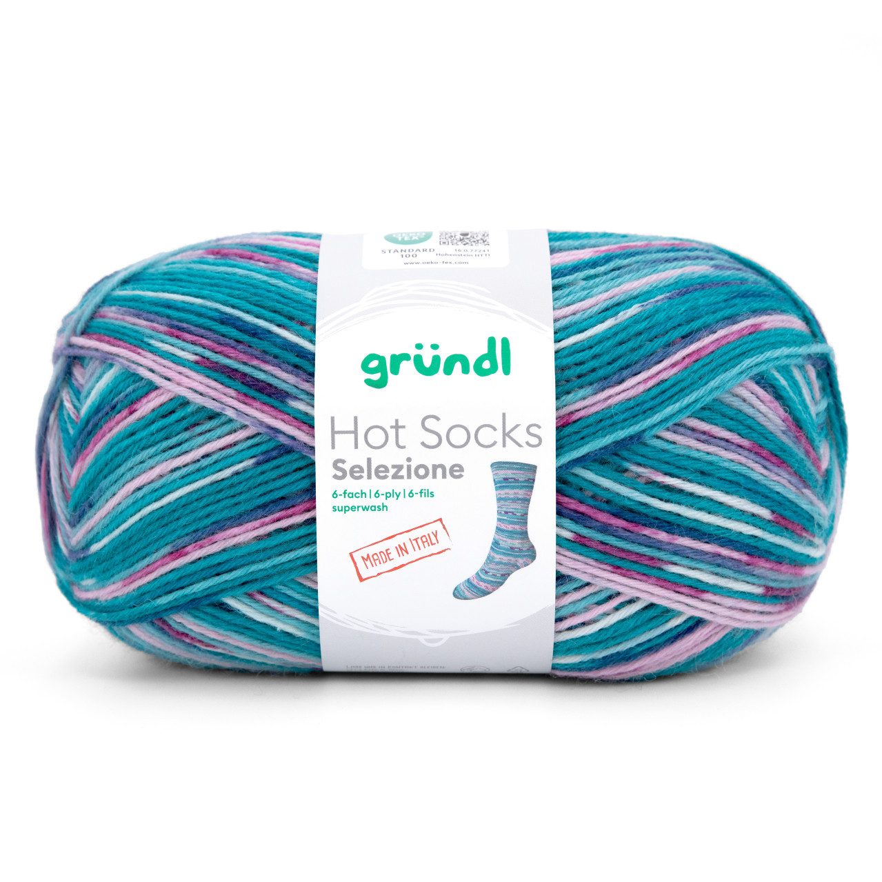 Gründl Gründl Sockenwolle Hot Socks 150 g 6-fach, Häkelwolle
