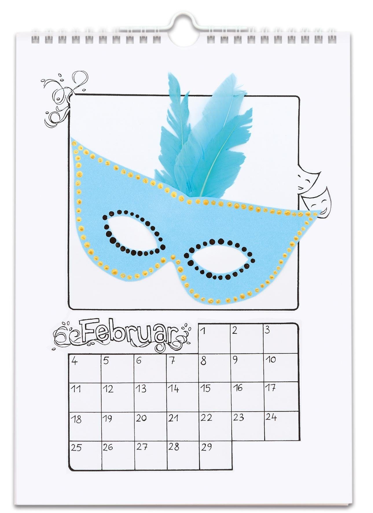 Betzold Kalender zum Selbstbasteln Bastel-Kalender Kinder - Kreativ