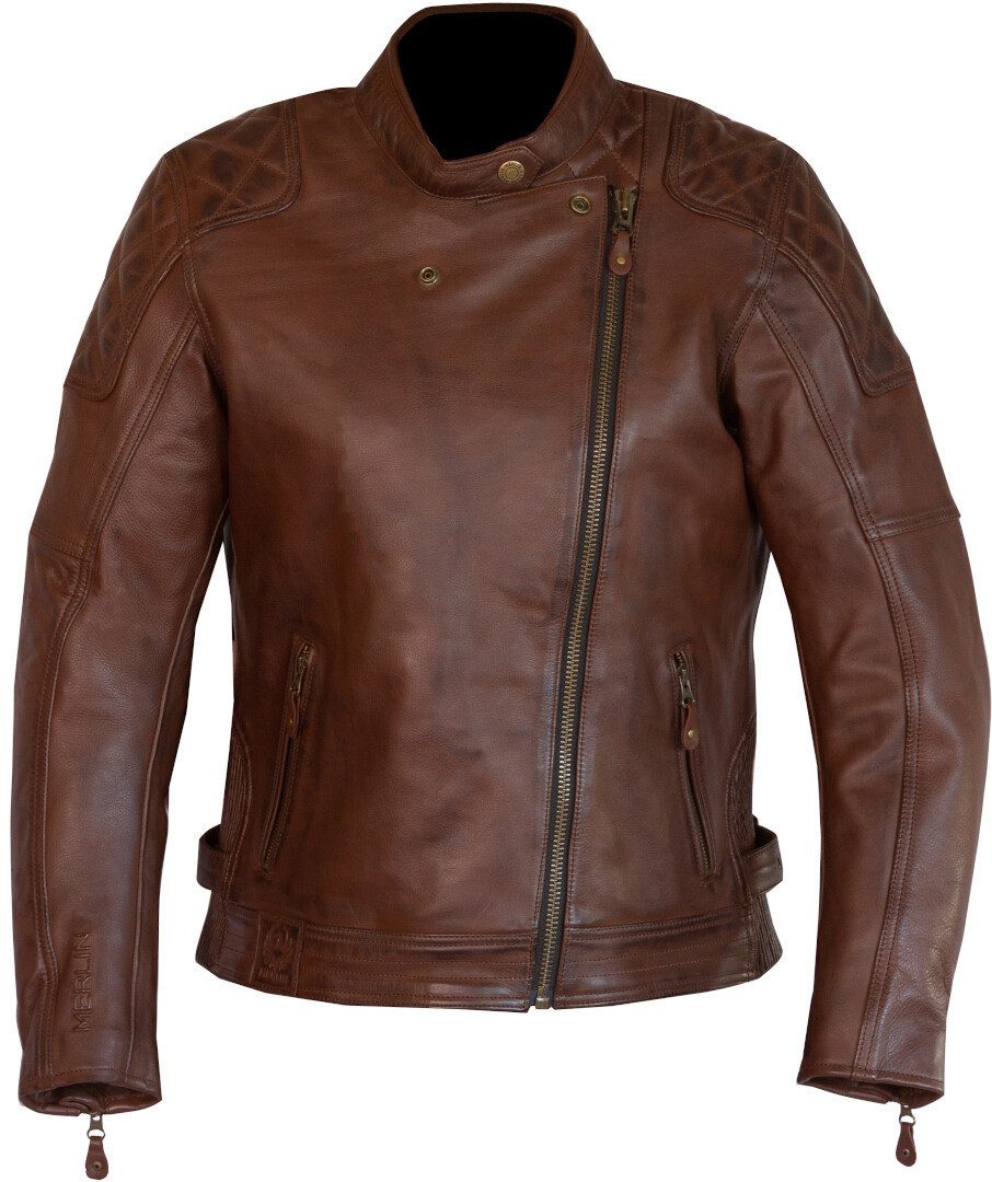 Motorradjacke Bristol D3O Cafe Damen Motorrad Lederjacke