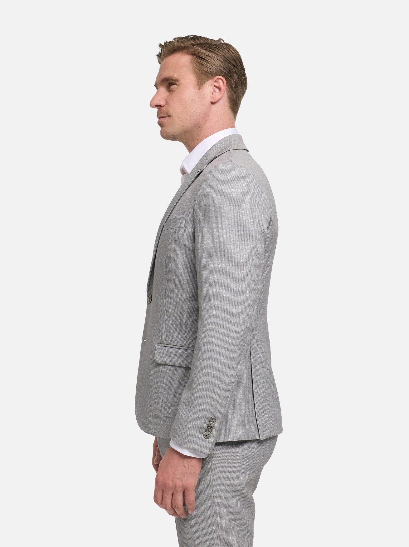 ZUITABLE Anzugsakko 241212-350 DiNick Med. Grey, Med. Grey