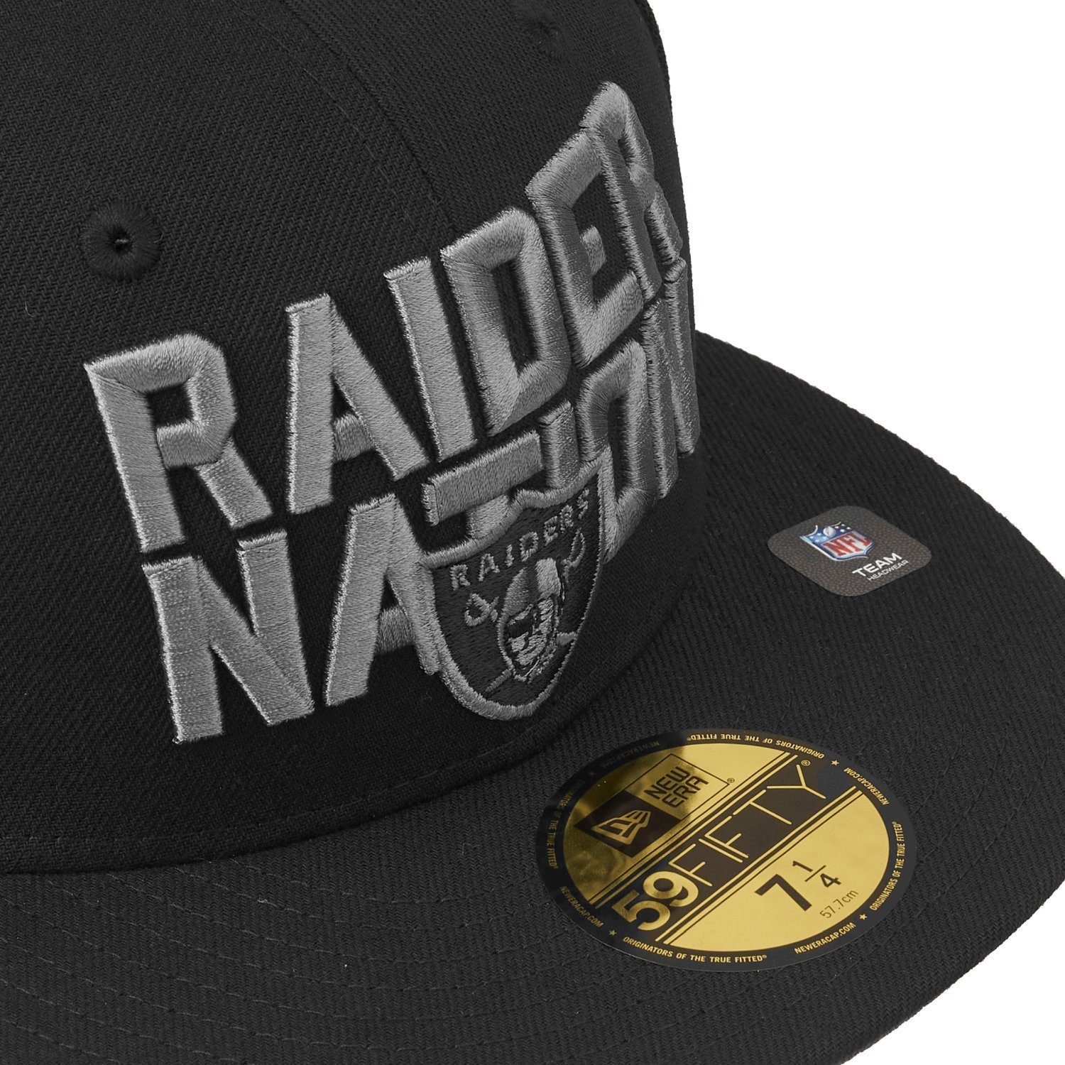 New Era Fitted Cap 59Fifty Las Vegas Raiders NATION