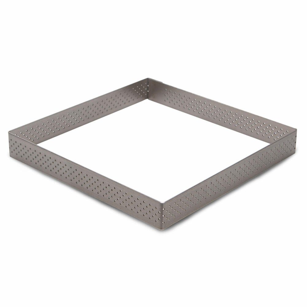 STÄDTER Backrahmen Tarte Eckig 15 x 15 cm, Edelstahl