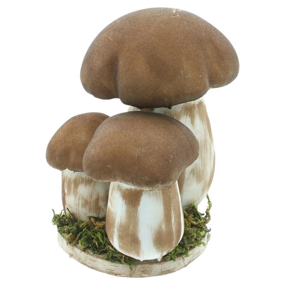Home-trends24.de Dekofigur Steinpilz Trio Herbst Deko günstig online kaufen