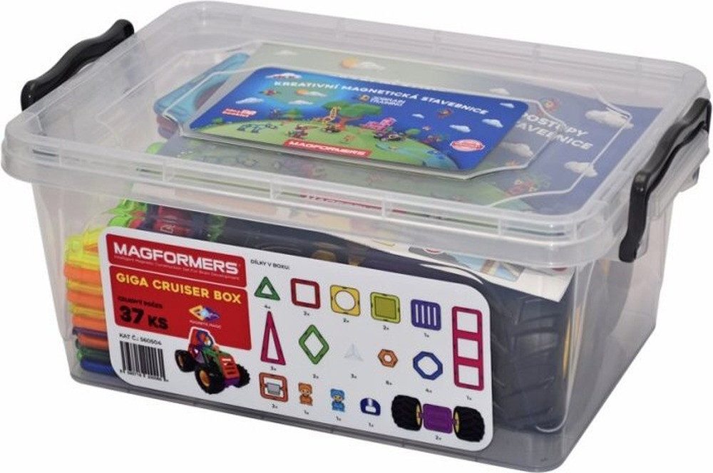 MAGFORMERS MAGFORMERS GIGA Cruiser box 37 dílků Magnetspielbausteine