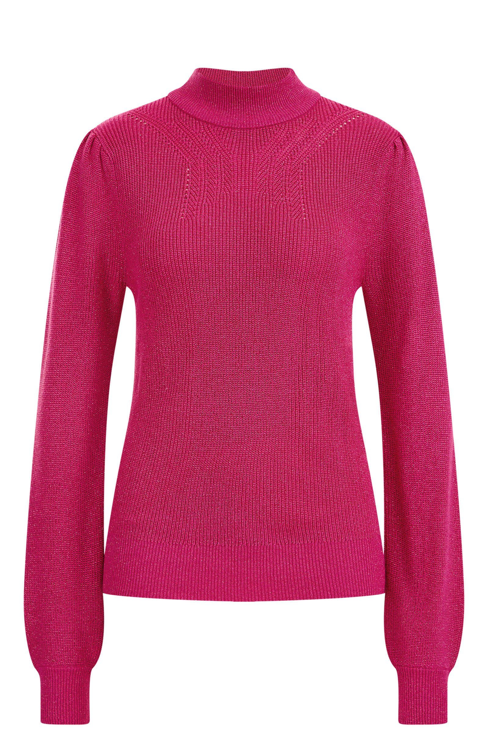 WE Fashion Longpullover (1-tlg) Rosa