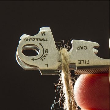 True Utility Multitool Mini Schlüssel Multitool Schlüsselanhänger, Schlüsselwerkzeug