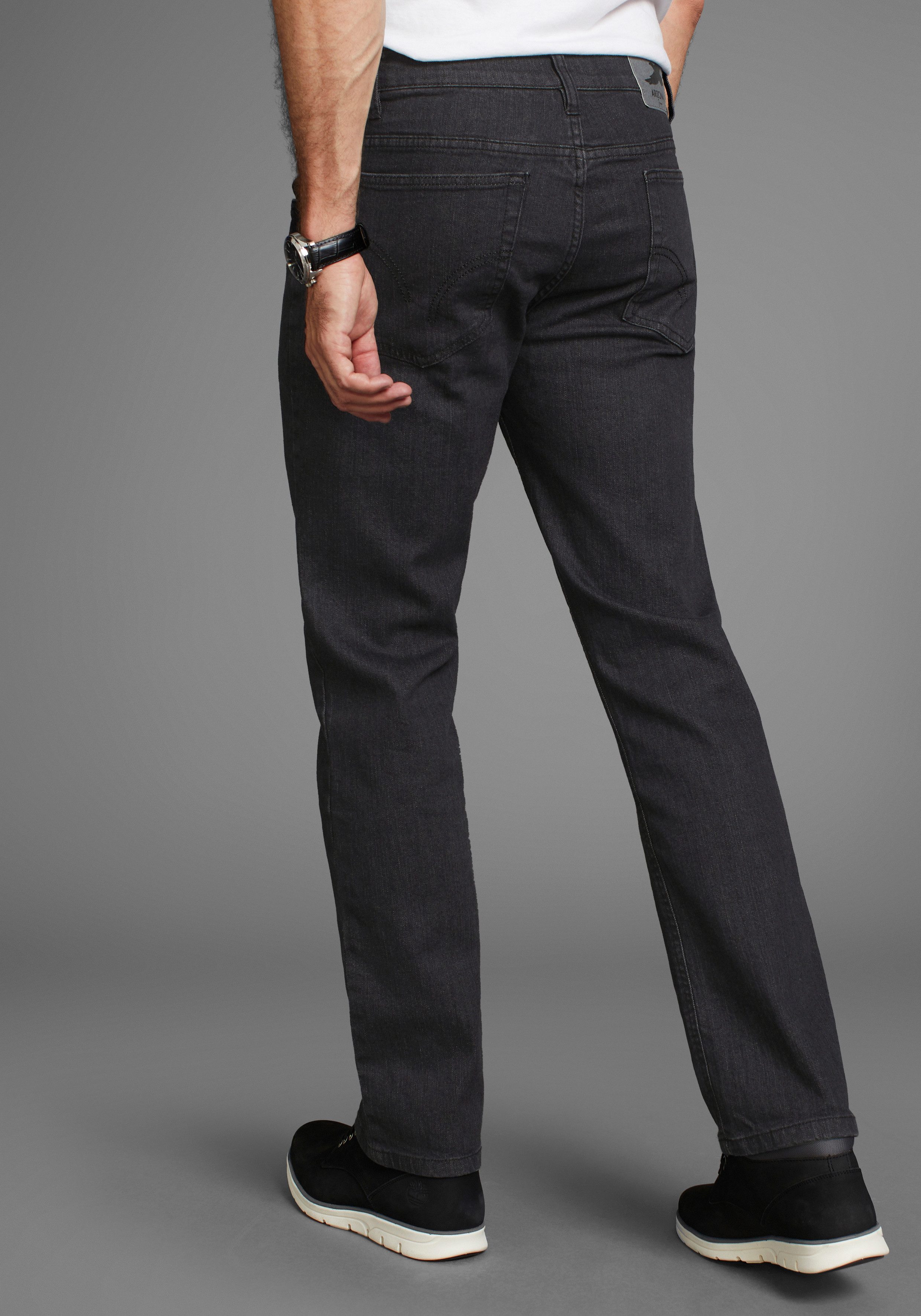 Arizona Stretch-Jeans gerade geschnittenes Bein, niedrige Leibhöhe