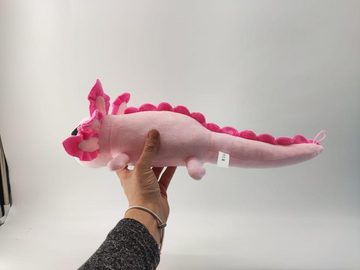 soma Kuscheltier Axolotl Kuscheltier Echse Molch Figur Plüsch XL 32cm Püsch rosa pink (1-St), Axolotl Plüschtier Molch Kuscheltier Figur Plüschtier Wassertier