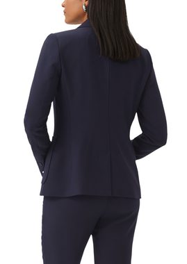 Comma Blusenblazer Blazer mit leichtem Futter Logo