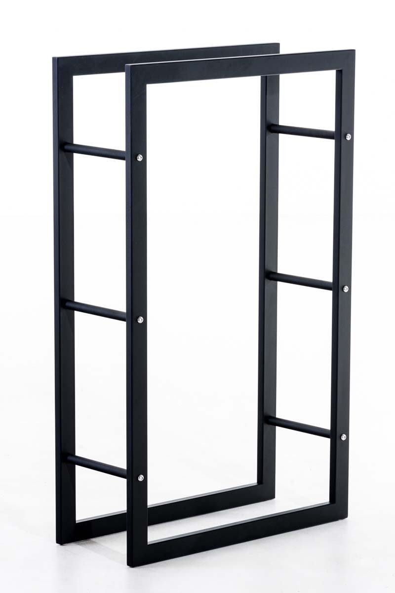 CLP Kaminholzregal Keri V3 schwarz, BxTxH:60x25x100 cm, (1er), aus Metall