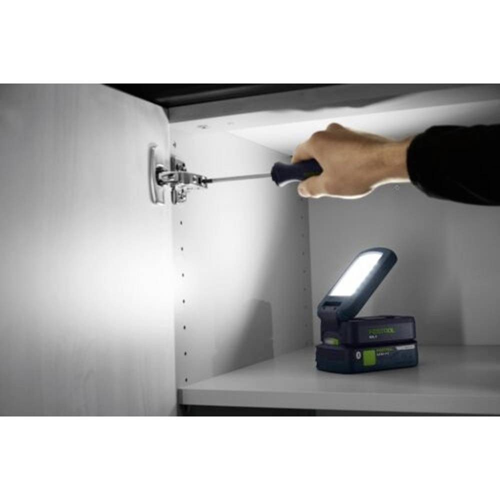 FESTOOL Arbeitsleuchte KAL C LED Akku-Arbeitsleuchte akkubetrieben 1200 lm Anzahl, Haken zum Hängen, Stativmontage möglich, Verschiedene Leuchtmoden