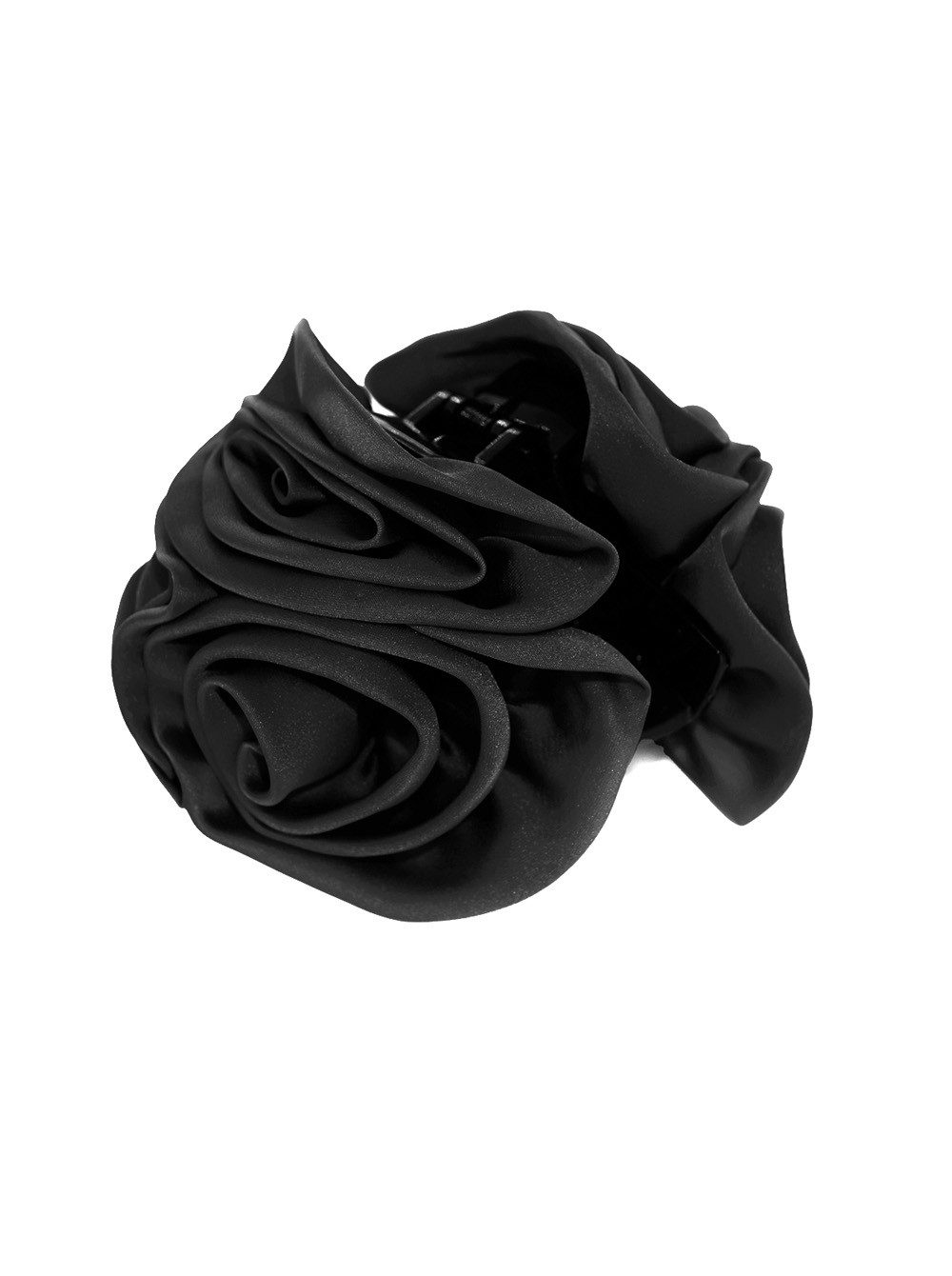 axy Haarklammer Haarkrallen mit 6 Satinrosen, Wunderschön Blumen Haarkrallen Damen Haarschmuck
