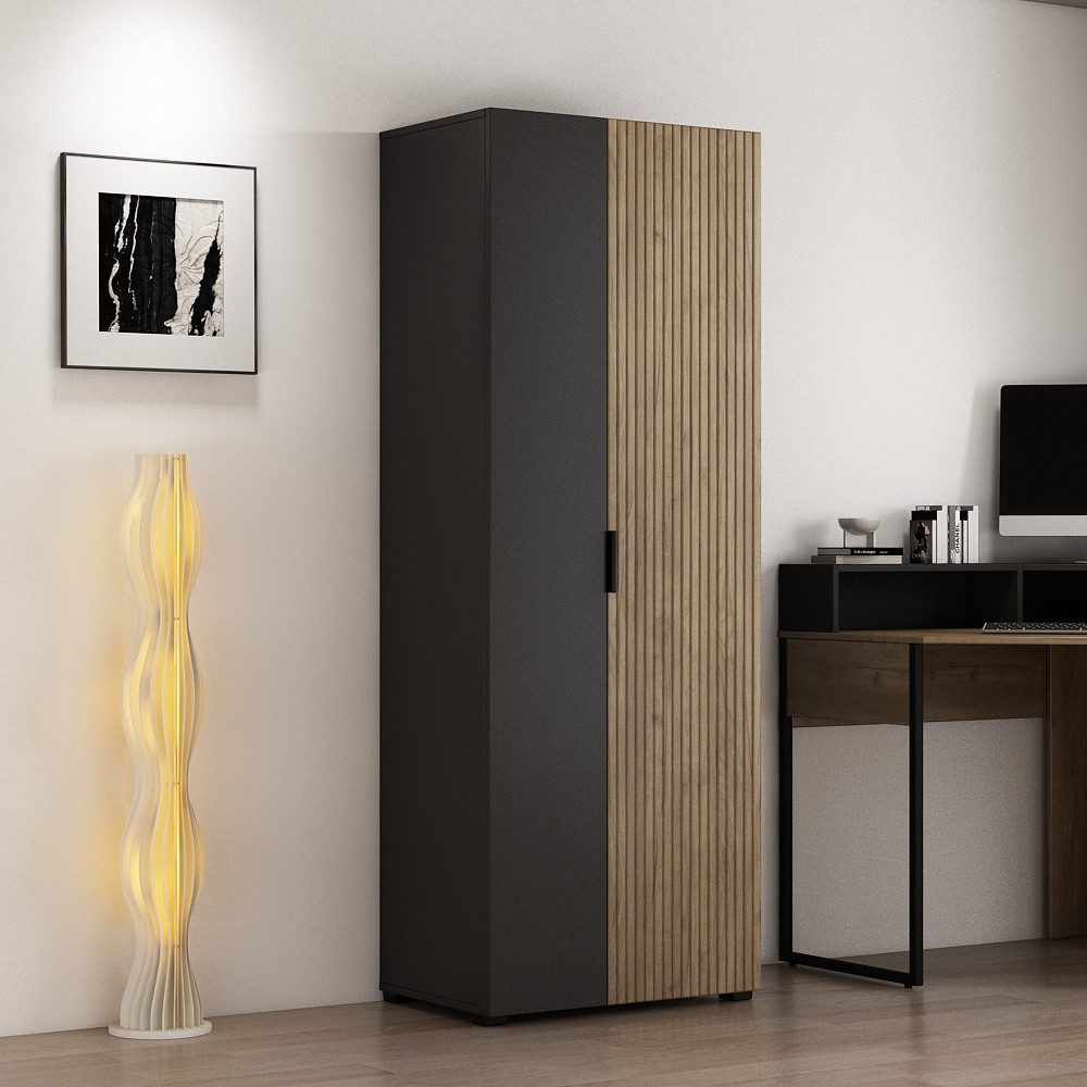 OTTO home Aktenschrank ASPEA-AS1T5F (Set) Mehrzweckschrank, modernes Design mit Akustikpaneel-Optik