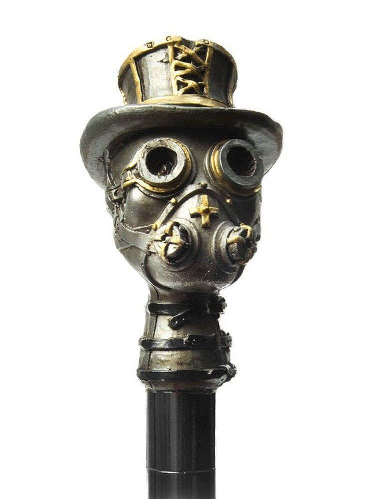 Kostüm Gehstock Steampunk Kopf