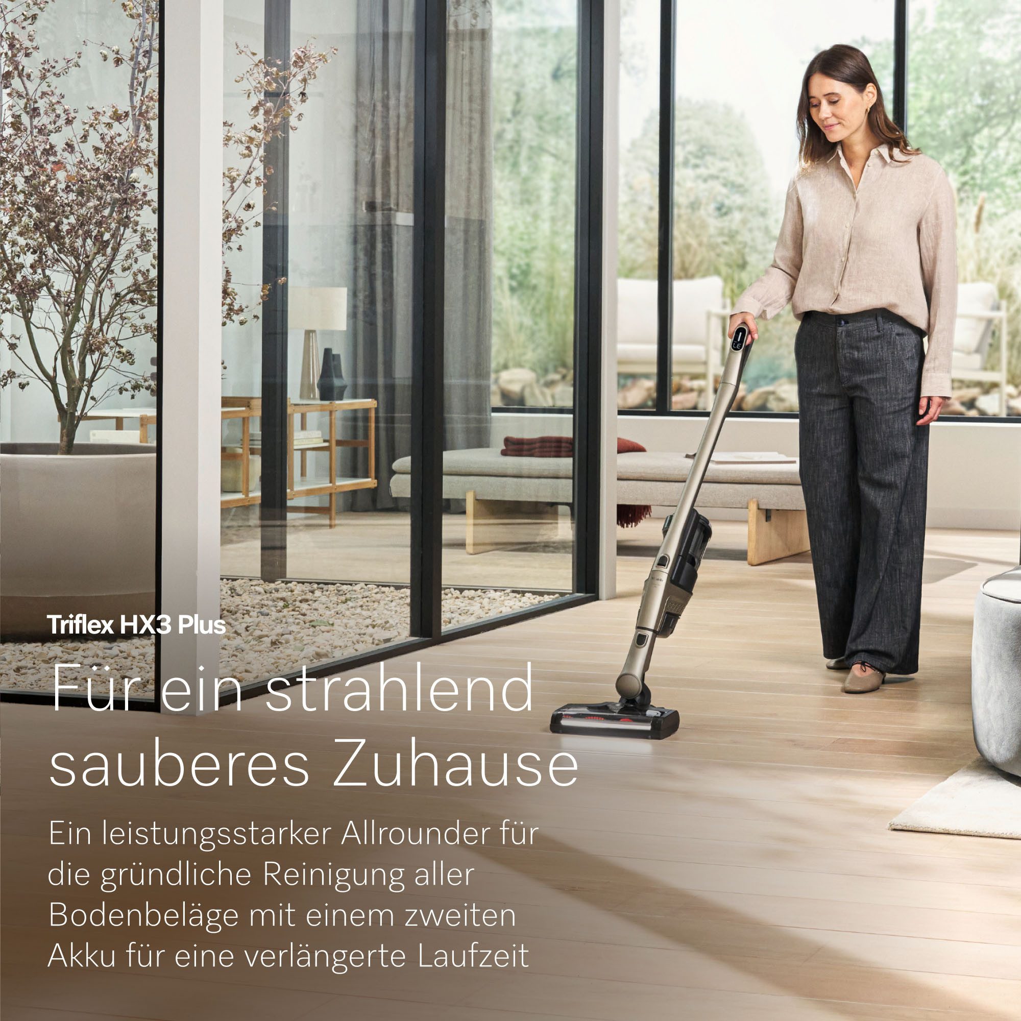 Miele Akku-Stielstaubsauger Triflex HX3 Plus, 192 W, beutellos