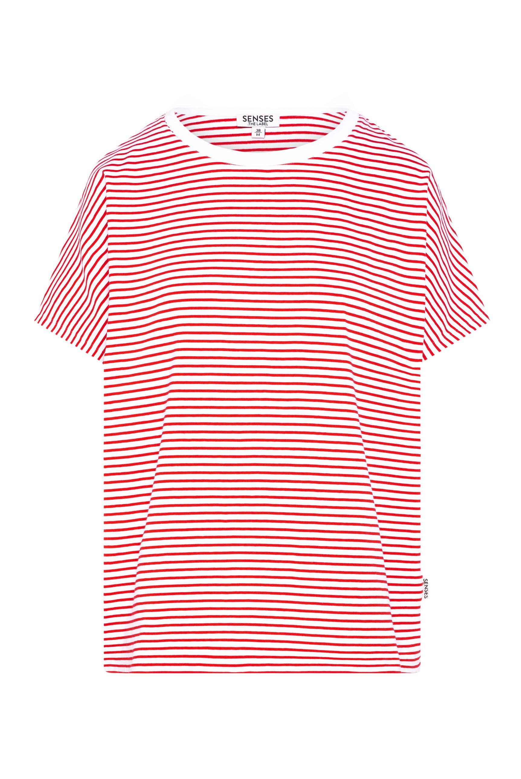 SENSES.THE LABEL Rundhalsshirt aus Baumwolle günstig online kaufen