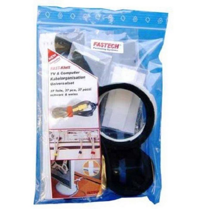Fastech® FASTECH® 574-Set-Bag Klettbinder Sortiment 37 St. Stromkabel