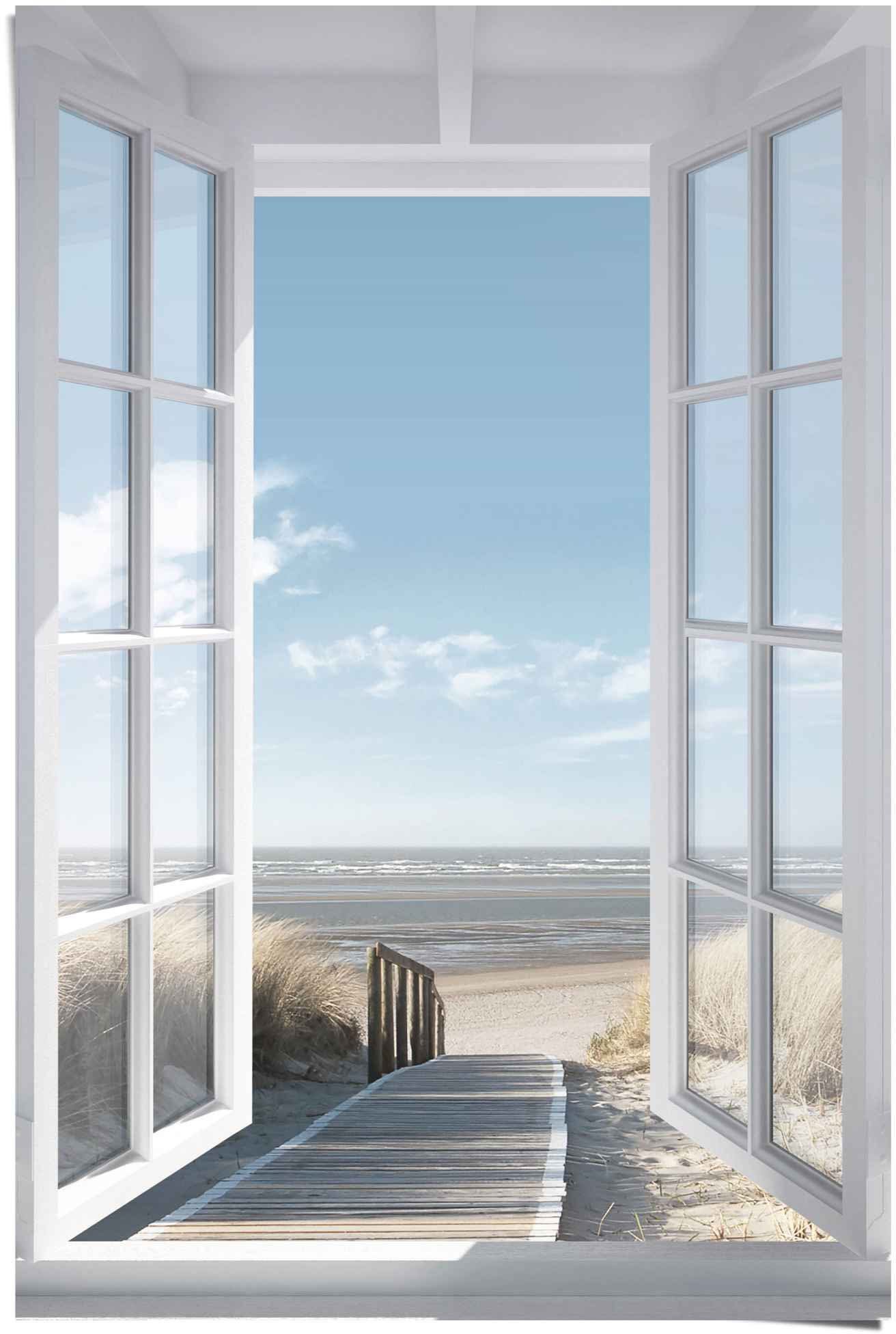 Reinders! Poster Poster Fensterblick Nordsee, Meer (1 St)