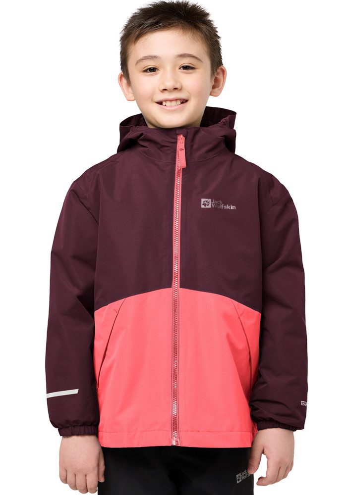 Jack Wolfskin 3-in-1-Funktionsjacke ICELAND 3IN1 JACKET K mit Kapuze, wasserdicht, winddicht – Bild 3 von 5