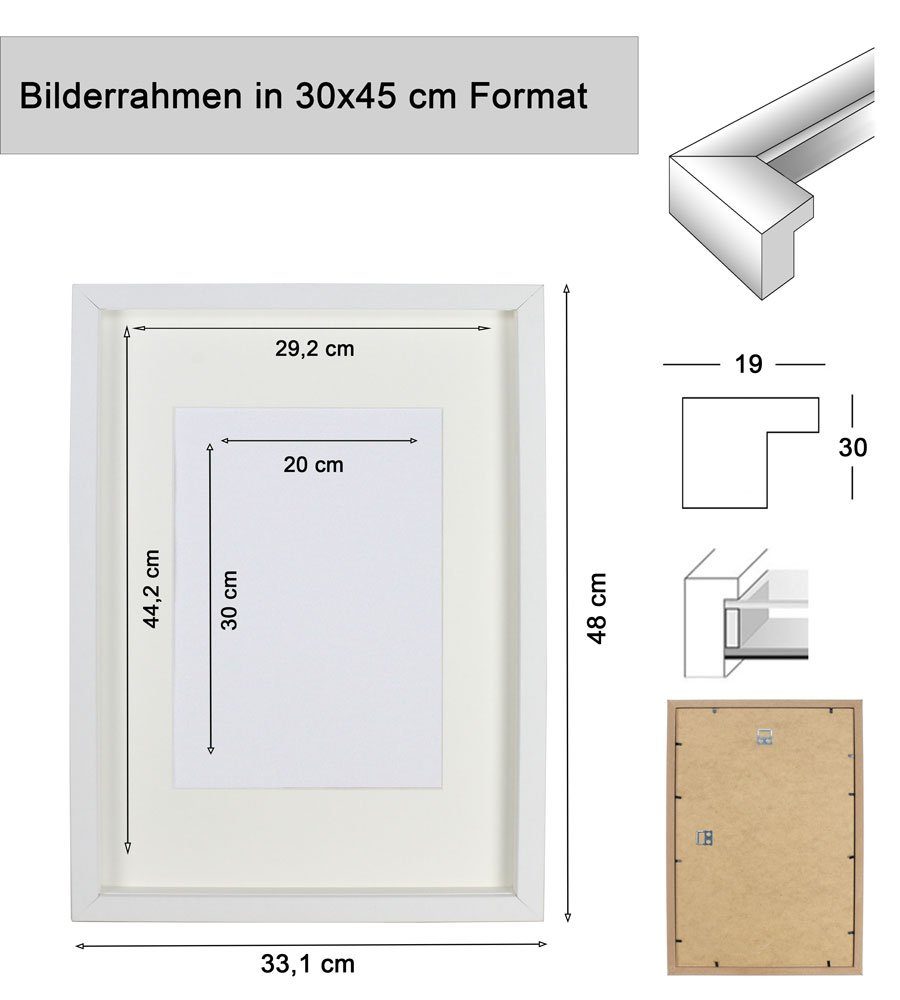 IDEAL TREND Bilderrahmen 3D Objektrahmen Holz günstig online kaufen