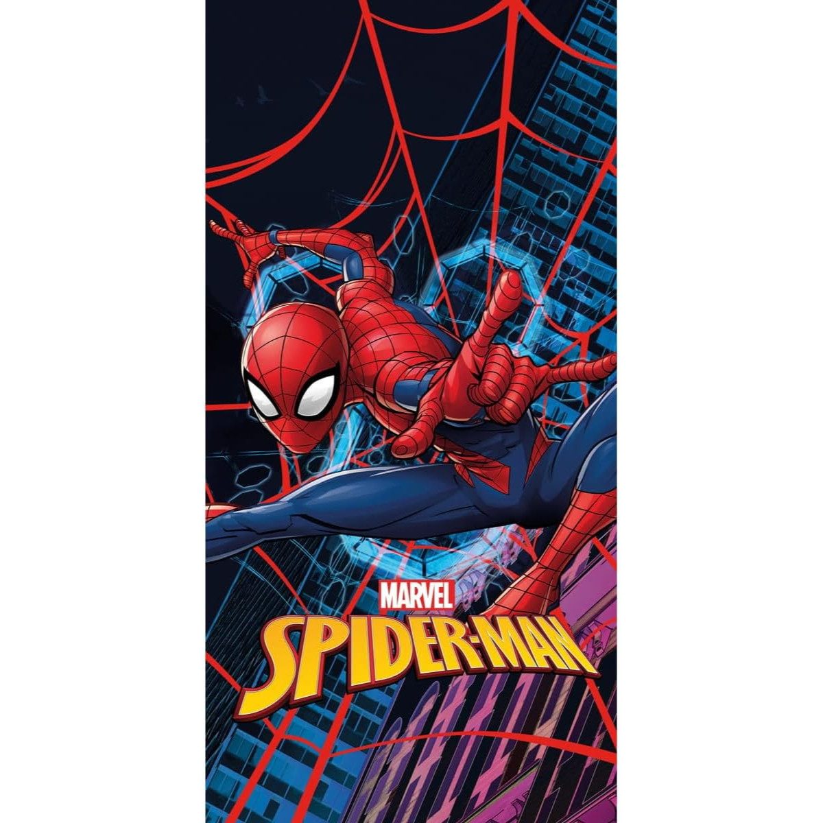 Spiderman Strandtuch Handtuch 70x140 cm Baumwolle weich Badetuch saugfähig Duschtuch, (Packung)