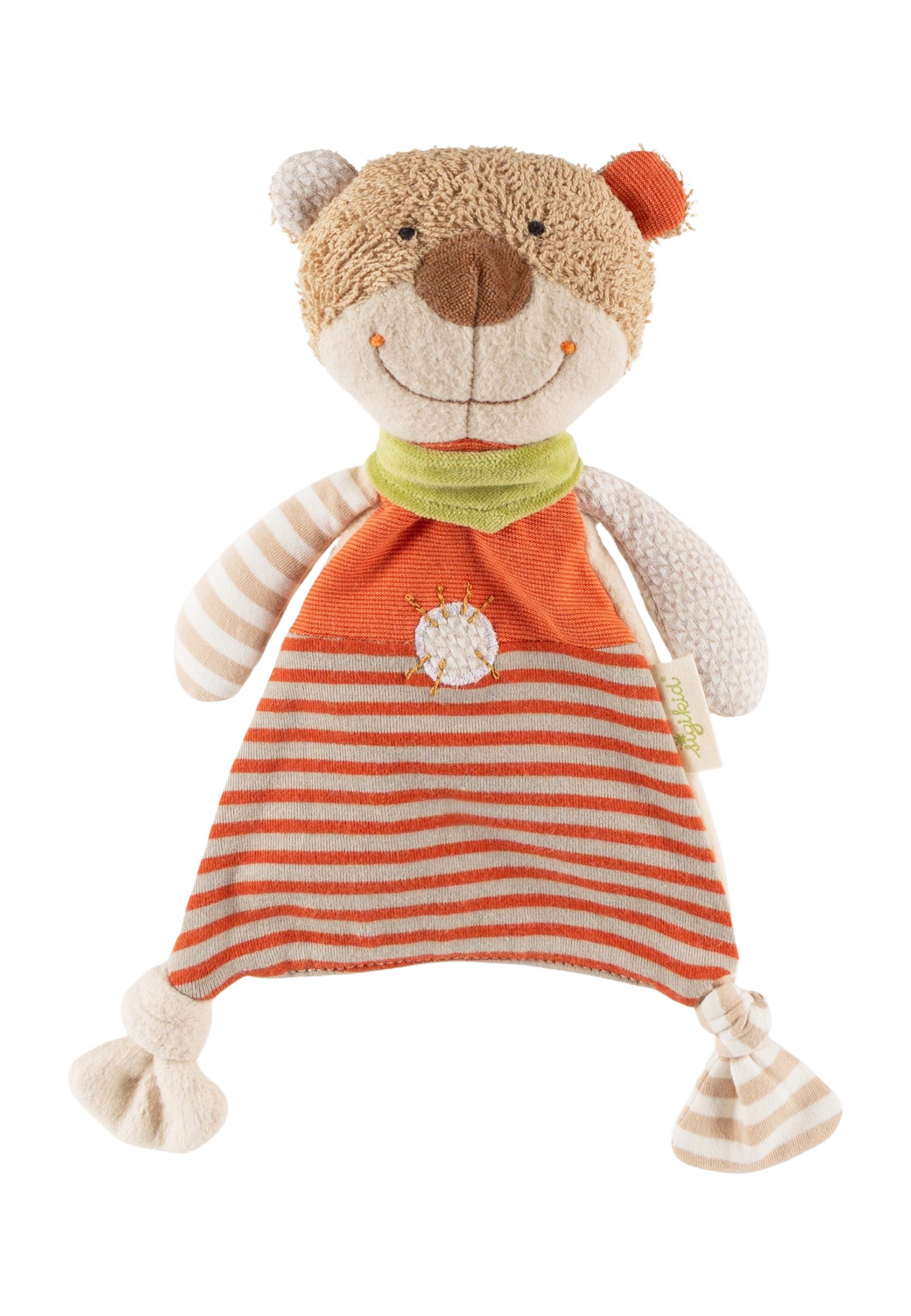 Sigikid Schnuffeltuch Natural Stripes Green Collection, (1-tlg)