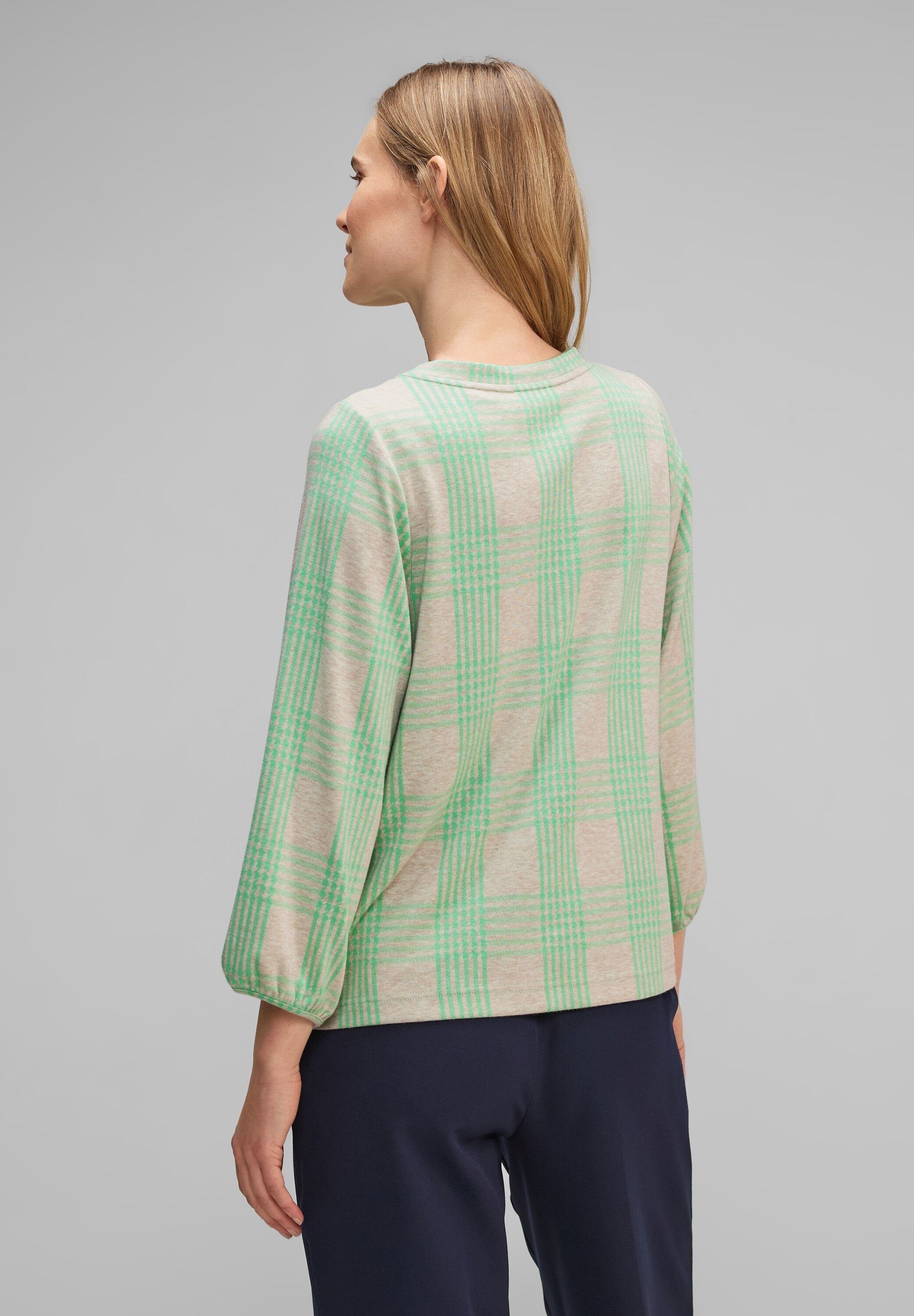 STREET ONE 3/4-Arm-Shirt mit Rundhalsausschnitt
