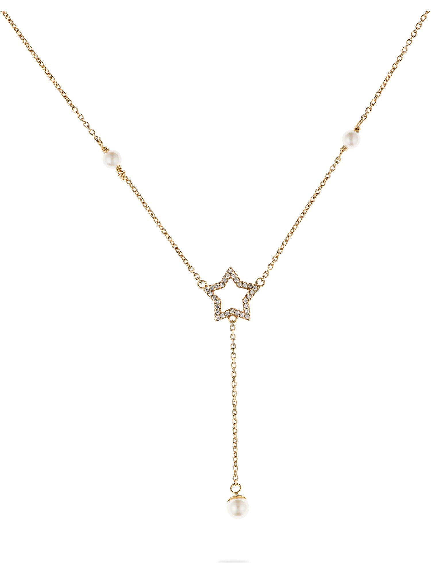 Silberkette CHRIST Damen-Kette 925er Silber, recycelt Zirkonia
