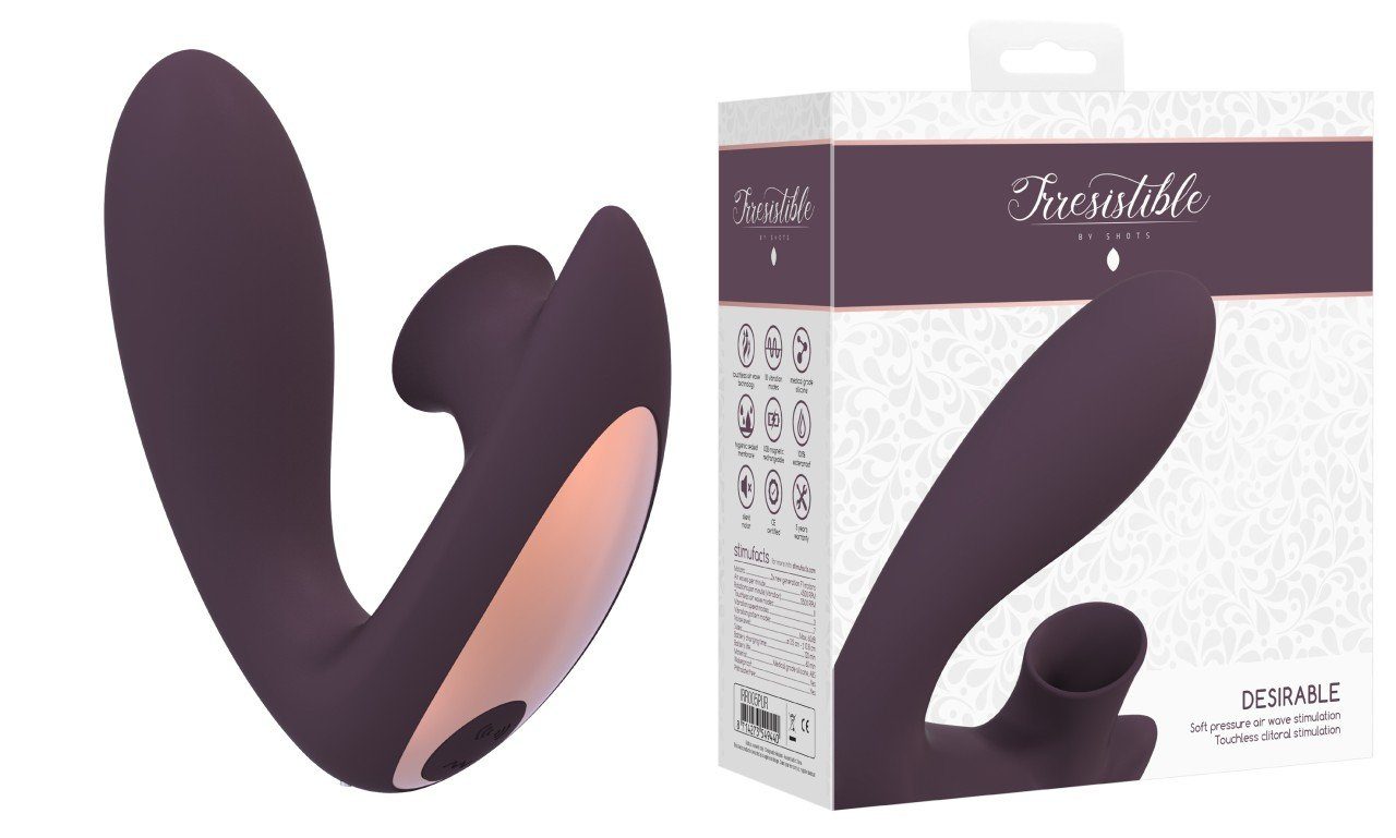 Rabbit-Vibrator Irresistible IRRESISTIBLE Desirable Purple (div. - Farben)
