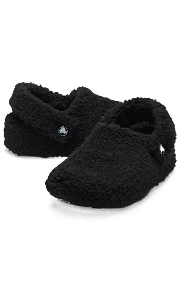 Classic Cozzzy Slipper (Kunstfell, warm) schwarz Kleinkinder - 1 Paar Hausschuh
